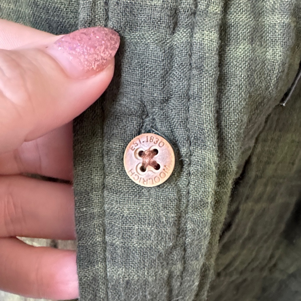 Woolrich Dark Green Men's Shirt Jacket - Picture 4 of 5